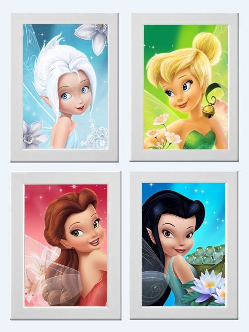 Disney Fairies Fairy Picture Print Poster Tinkerbell A4 &amp; 7 x 5 READY ...
