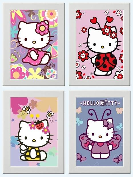 有关以下物品的详细资料: hello kitty kitten cat picture poster