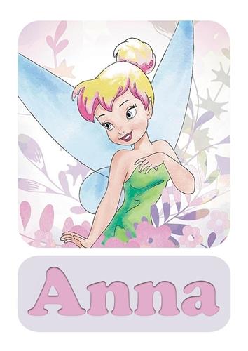 Personalised Disney Fairies Fairy Tinkerbell Name Picture Print Gift 