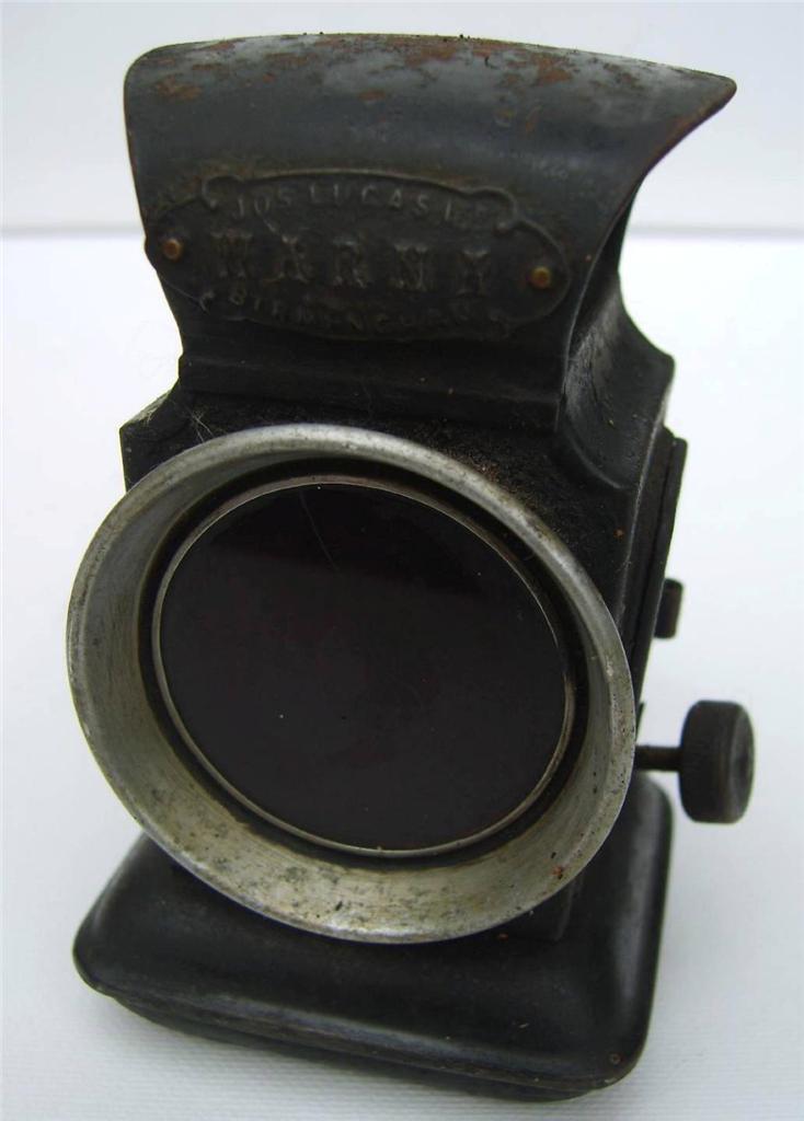 VINTAGE ANTIQUE 1930S JOS LUCAS WARNA CYCLE BICYCLE BIKE OIL LAMP eBay
