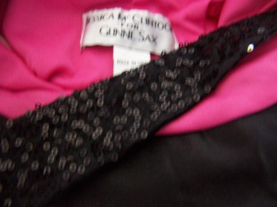 Jessica Mcclintock Black And Pink Dress. Jessica McClintock Pink Black Formal Gown Prom Dress 3 | eBay