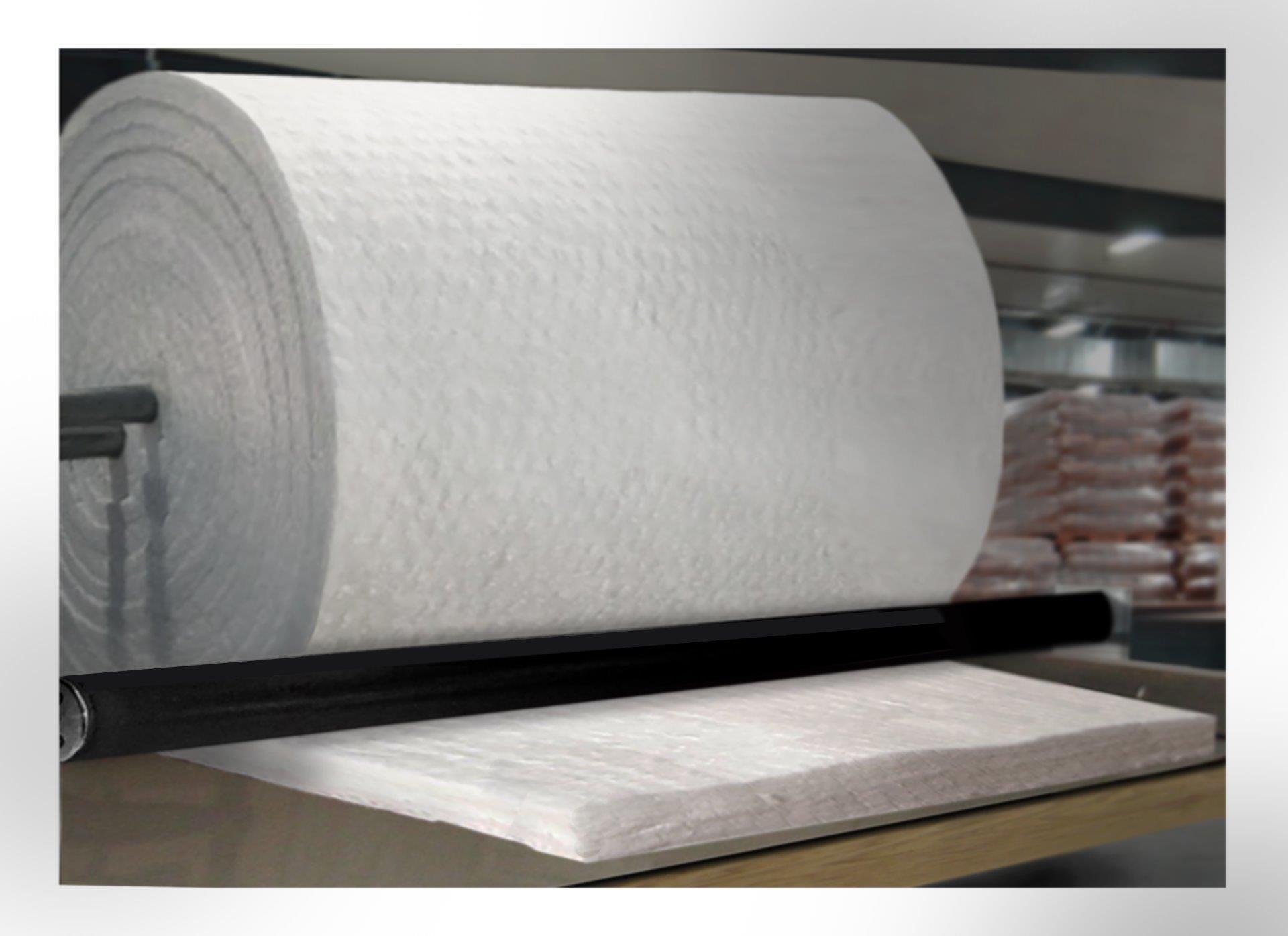 thermal CERAMIC BLANKET FURNACE insulation 2" Max density wood fired