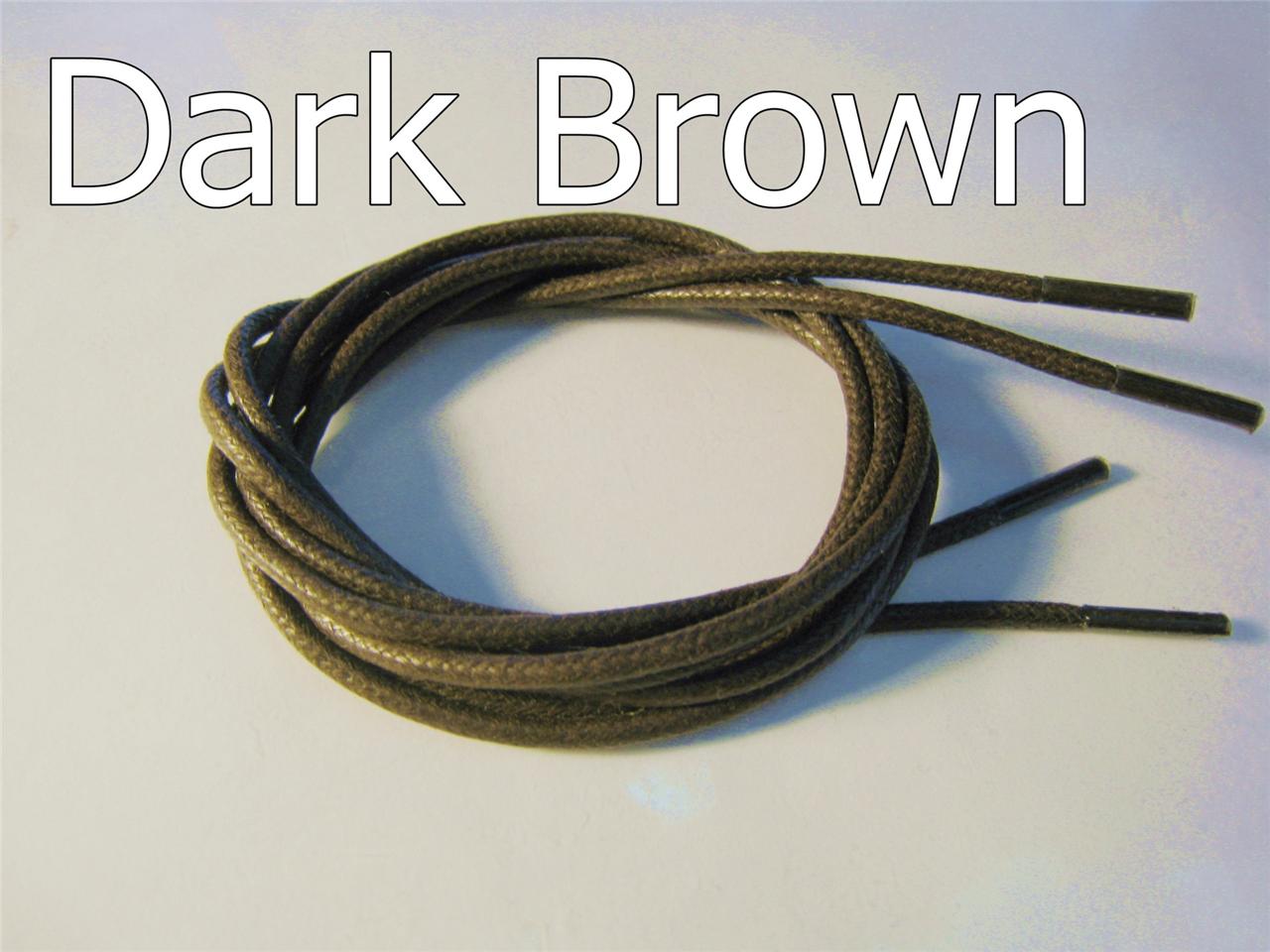 30" WAXED COTTON SHOELACES oxford brogues cole haan lunargrand