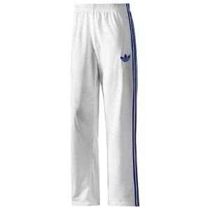 Adidas Originals Firebird Track Pants White Royal Blue Soccer Training Large L | eBay