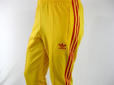 track pants and jacket