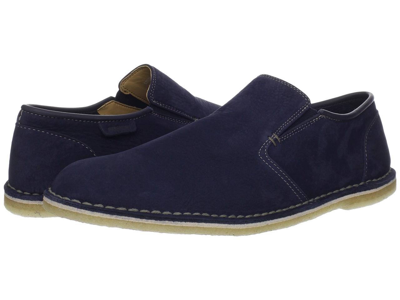 clarks suede leather slip on