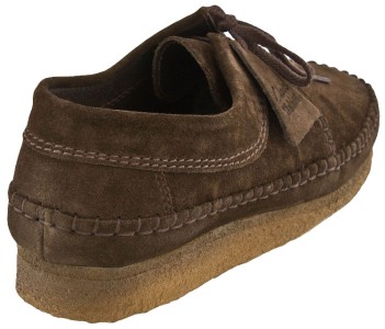 clarks weaver boot brown suede