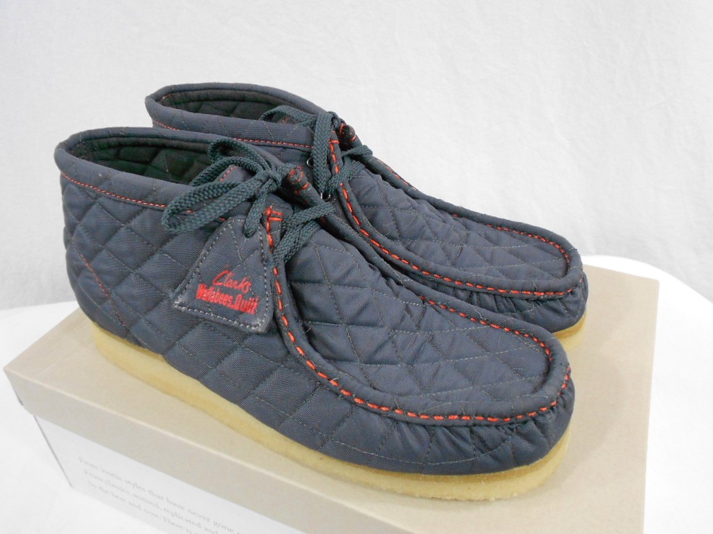 clarks wallabees quilted