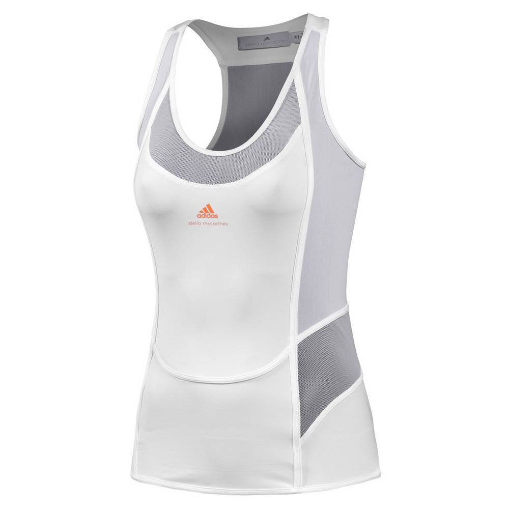 Adidas Stella McCartney Barricade Womens Tennis Shirt Tank Top White G73861 - Zdjęcie 1 z 1