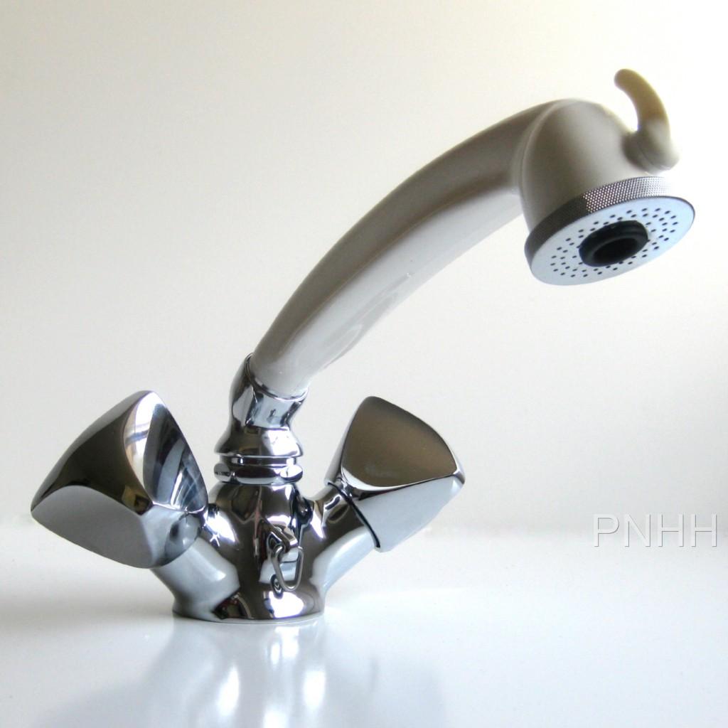 Brass Sink Mixer Faucet Pull Out Shower Polished Chrome Boat Rv On