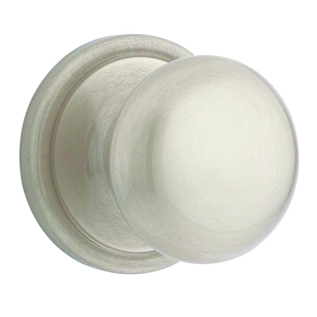 New Weiser HANCOCK Passage Door Knob Brushed Satin Nickel Hallway