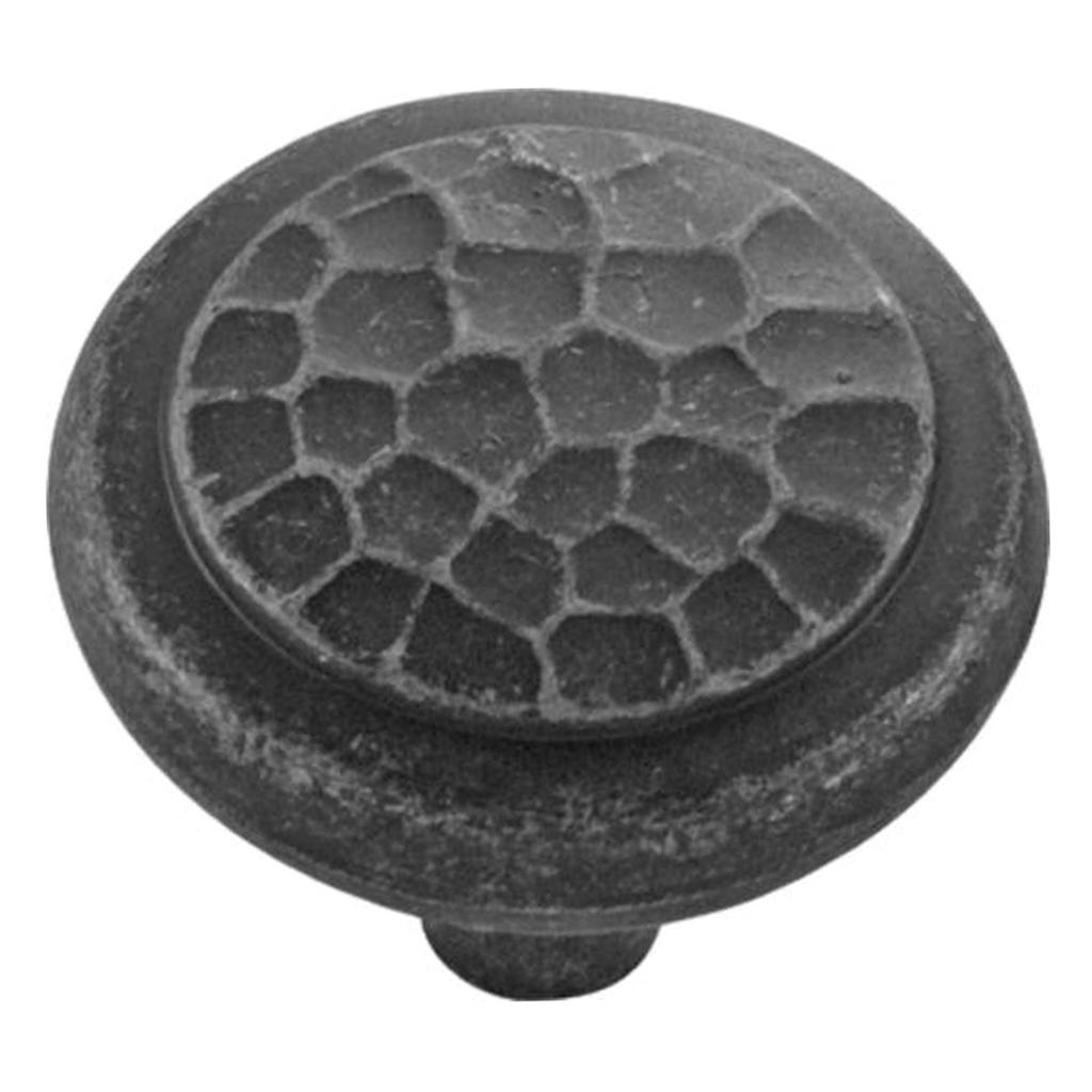 Hickory P7311VP Arts & Crafts Hammered Knob Vibra Pewter