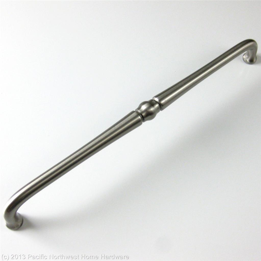 Restoration Hardware 12" Hanson Solid Brass Appliance Pull, Satin Nickel Handle eBay