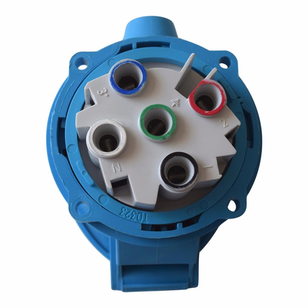 Meltric 63-64047 DSN 60 Amp Decontactor Receptacle, 20HP 480V Connector