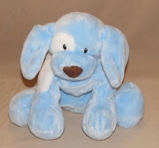 baby gund blue dog