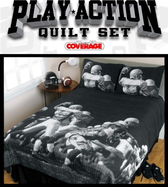 FOOTBALL TWIN * FULL * QUEEN QUILT COMFORTER SET NFL eBay