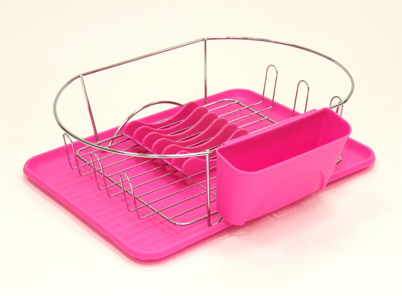 Oval Dish Drainer Rack (Red,Blue,White,Green,Orange,Pink) eBay