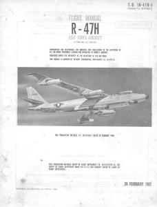 USAF Boeing RB-47H Stratojet Aircraft Flight Manual
