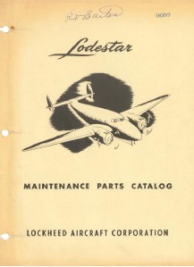 Lockheed 18 Lodestar Aircraft Maintenance Manual