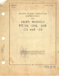 Fairchild BT-19,-23 -26 Cornell Aircraft Flight Manual