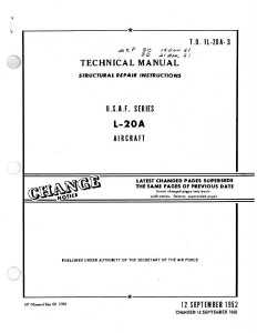 De Havilland L-20A Beaver Aircraft Maintenance Manual