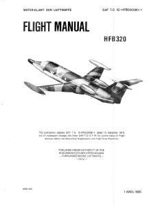 Hamburger HFB-320 Hansa Jet Aircraft Flight Manual