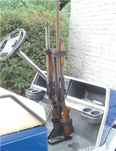 Golf Cart Utv Gun Rack Free Standing New Floor Mount On