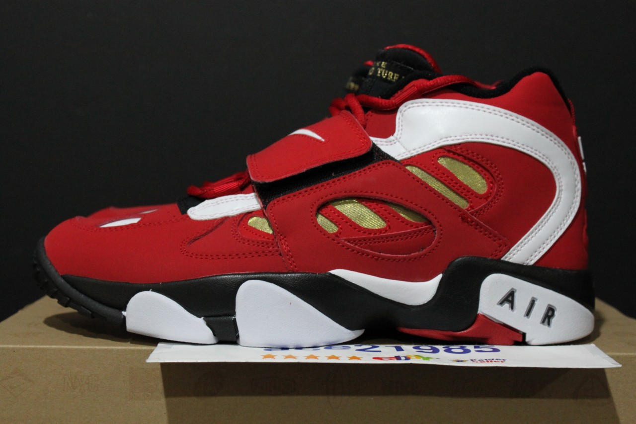 NIKE AIR DIAMOND TURF II 2 SZ 12 DEION SANDERS 49ERS VARSITY RED 487658-610 | eBay