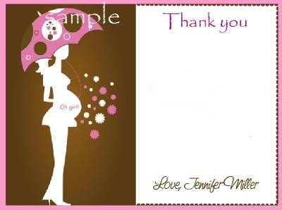 Customized Baby Shower Invitations on 10 Personalized Baby Shower Invitations Or Thank Yous   Ebay