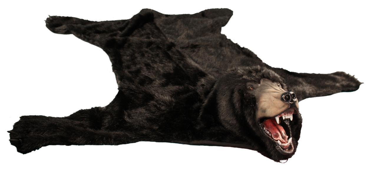 Realistic Faux Bear Skin Rug Brown Black or Polar White eBay