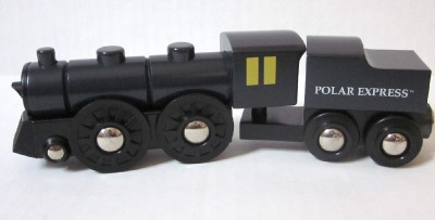 brio polar express wooden train set
