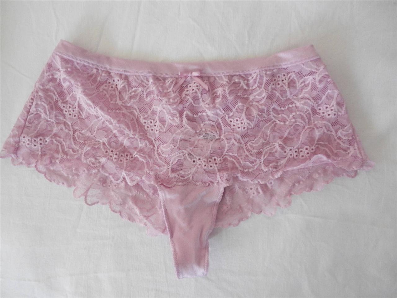 Victoria's Secret Satin & Lace Hipster Panties NWT Sizes XS, S, M, L