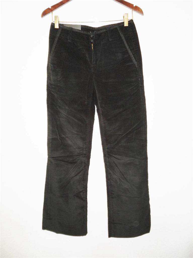 women's black corduroy pants