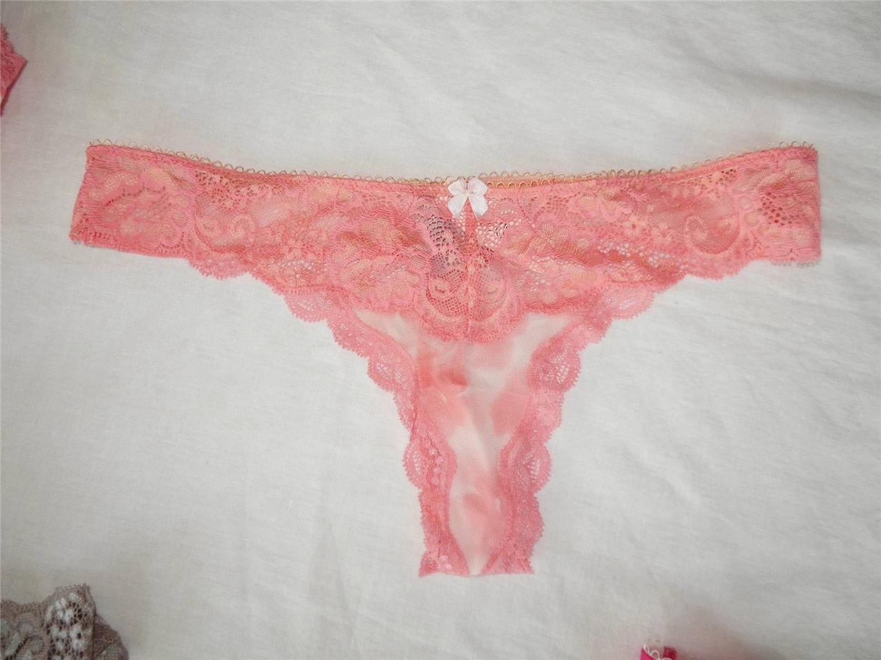 Women's Victoria's Secret Dream Angels Lace Thong Underwear Sizes XS, S