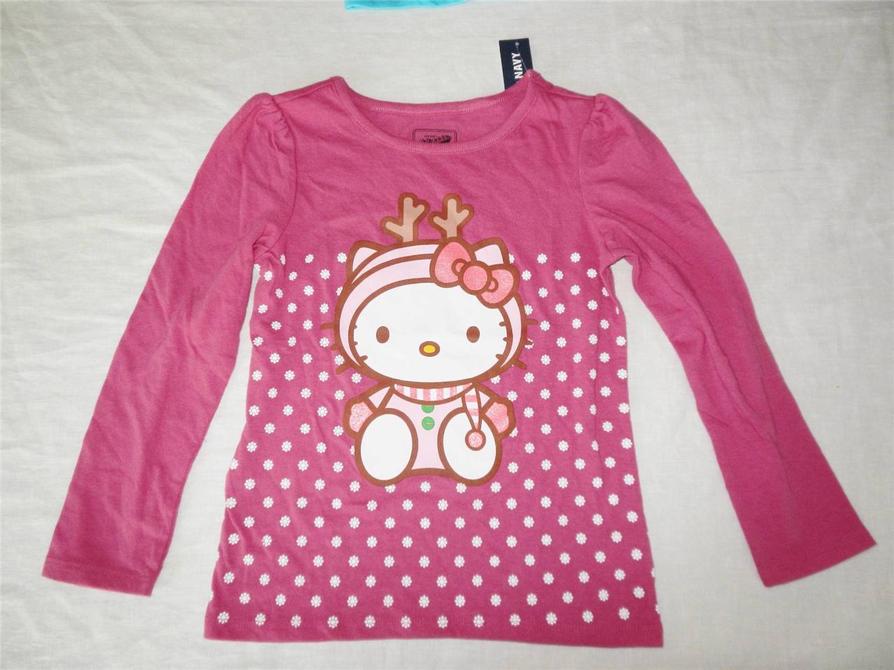 New Girl's Old Navy Collectabilitees LS Shirts Szs 12 18M 18 24M 4T 5T ...