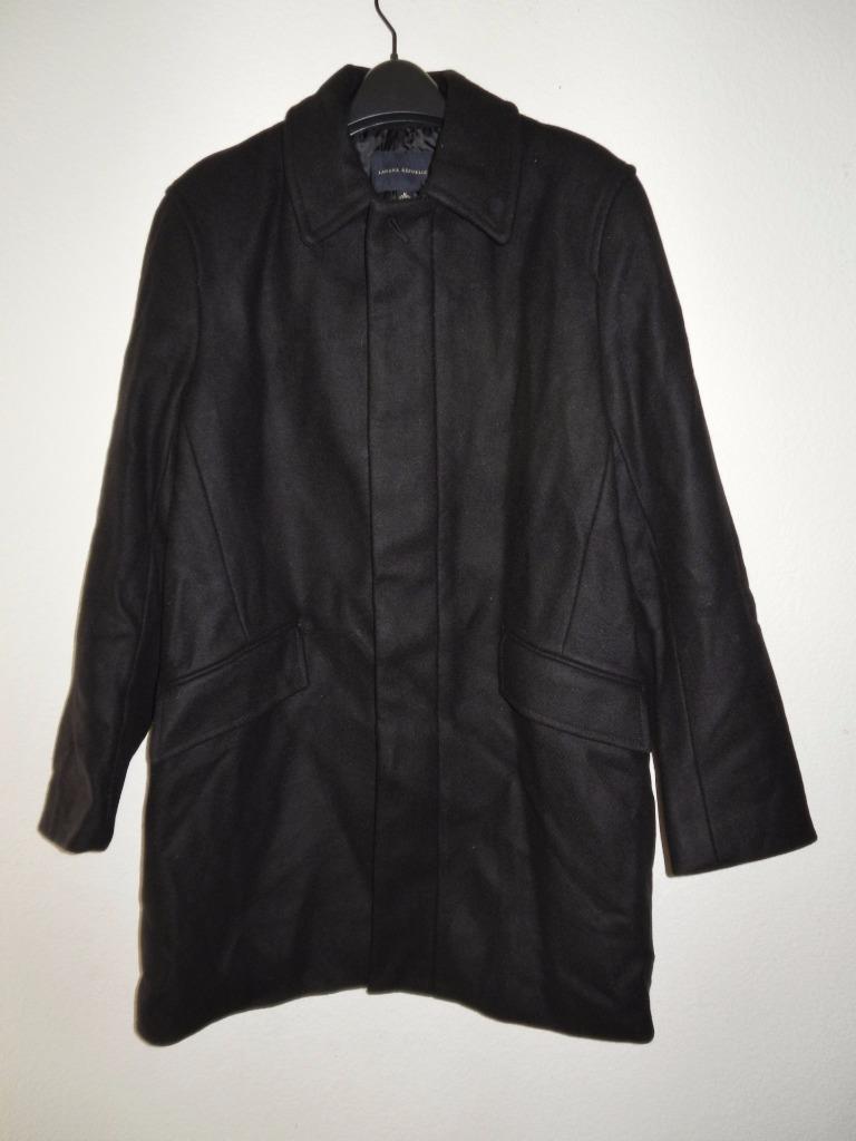 New Men's Banana Republic Wool Blend Coat Black or Gray Sizes M, L