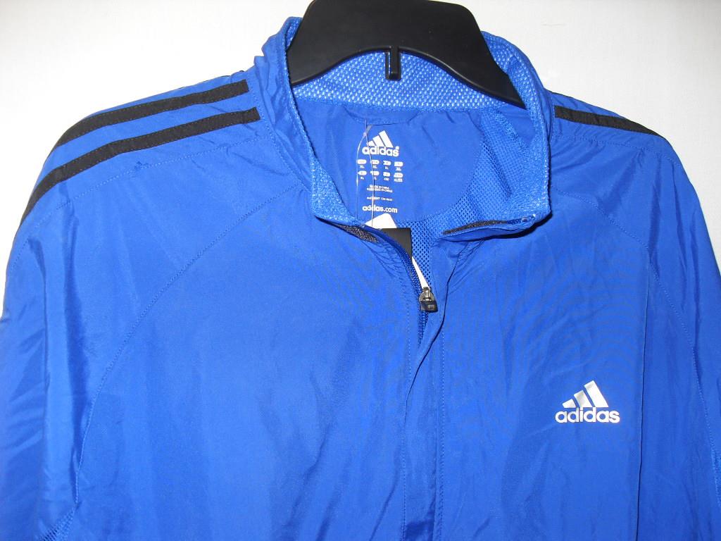 new men"s adidas climalite jacket & pants - 2 colors - sizes: l