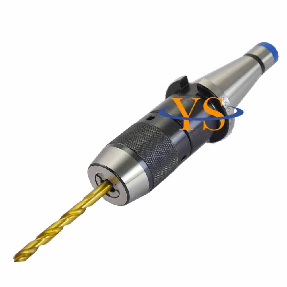 NT40 APU13 Keyless drill chuck holder DIN2080 SK40 M16 arbor CNC