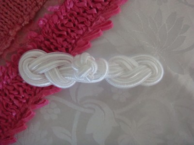 6 PR Pure White Chinese Frog Closure Button Loopy | eBay