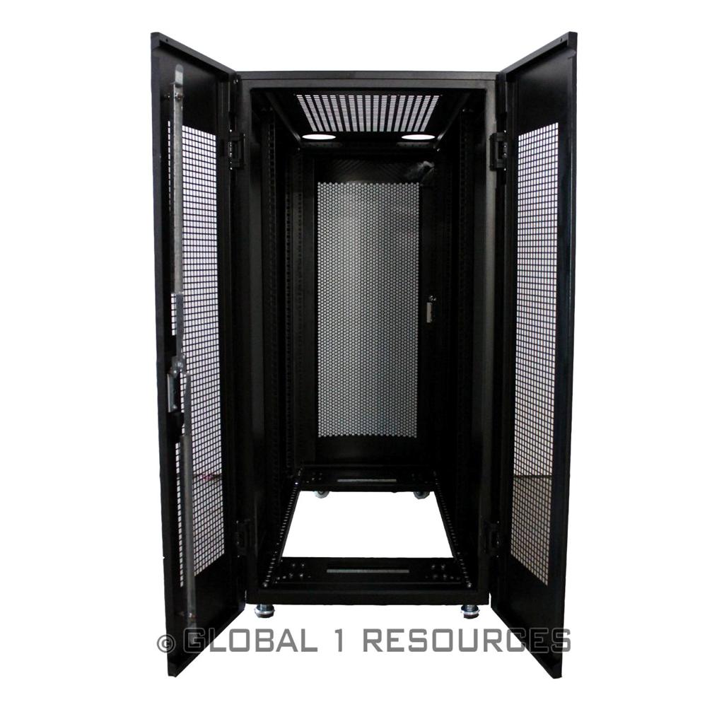 NEW 24U Server Rack Enclosure Black Racks Dell Servers