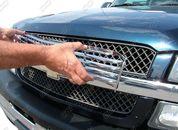 Chevy Silverado 1500 Ls Lt 2003 2004 2005 Chrome Grill For