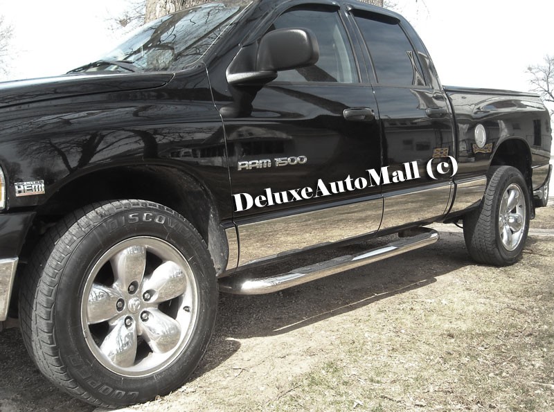 2002 2003 2004 2005 Dodge RAM Chrome Rocker Panels eB for sale