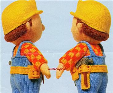 BOB THE BUILDER TOY KNITTING PATTERN KNITTING PATTERN