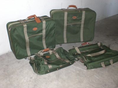 Garment Countcarry on Dakota Tumi Suitcase Garment Bag Carry On 4 Piece Set Ebay