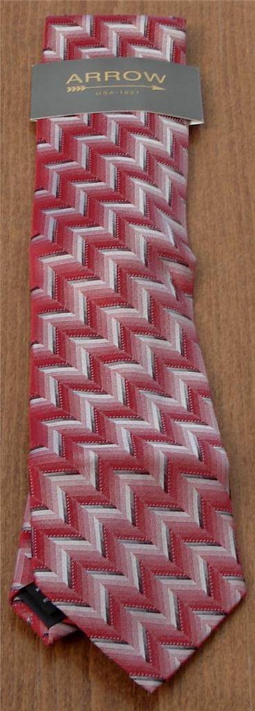 Arrow Silk Men's Necktie, CHOOSE PATTERN AND COLOR, LARGE SELECTION, BRAND NEW - Picture 10 of 21