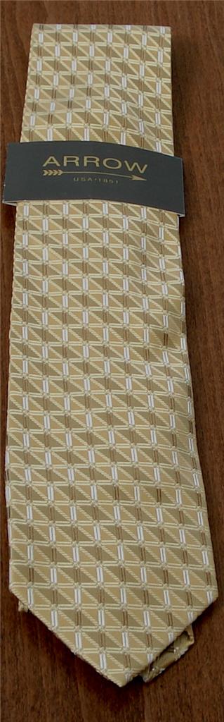 Arrow Silk Men's Necktie, CHOOSE PATTERN AND COLOR, LARGE SELECTION, BRAND NEW - Picture 16 of 21