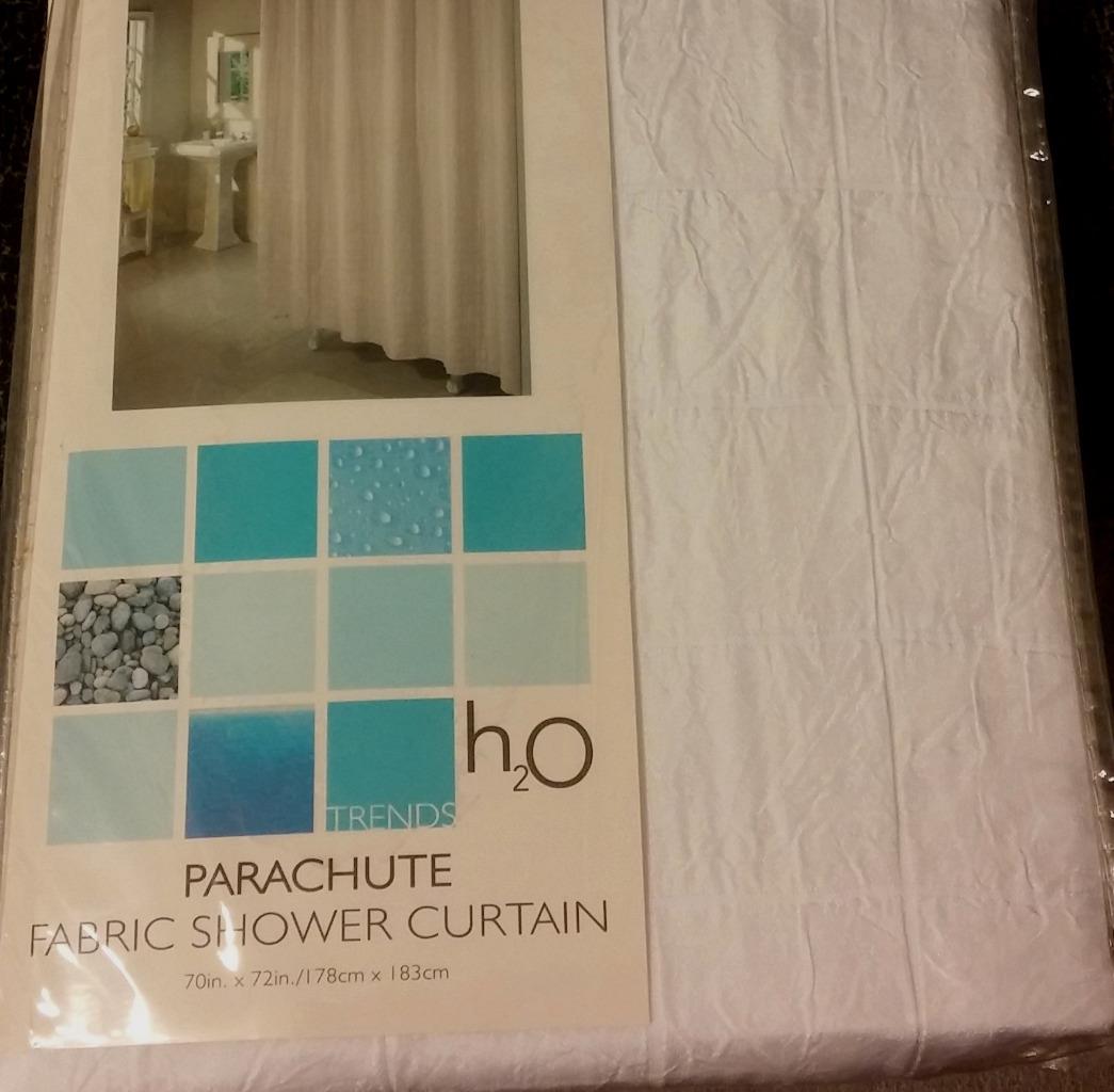 Trends H2O Parachute Fabric Shower Curtain - CHOOSE COLOR - BRAND NEW
