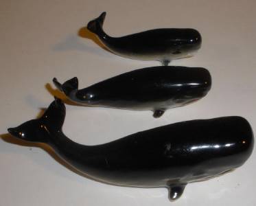 Peeing stand women Sperm whale figurine