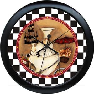 Personalized French Chef Kitchen 10 75 034 Wall Clock | eBay