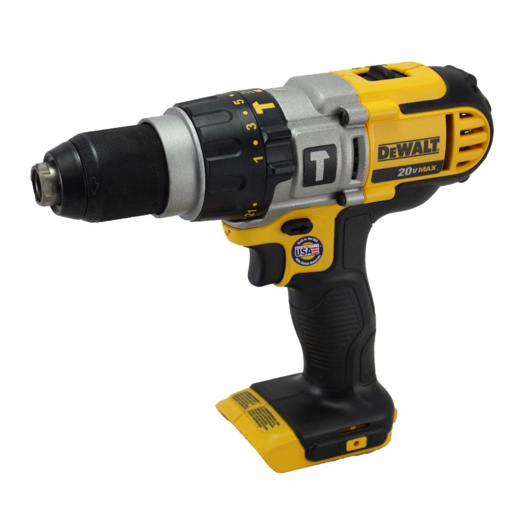 DEWALT DCD985 18V 20V MAX* Lithium Ion CORDLESS SLIDE TYPE HAMMER DRILL